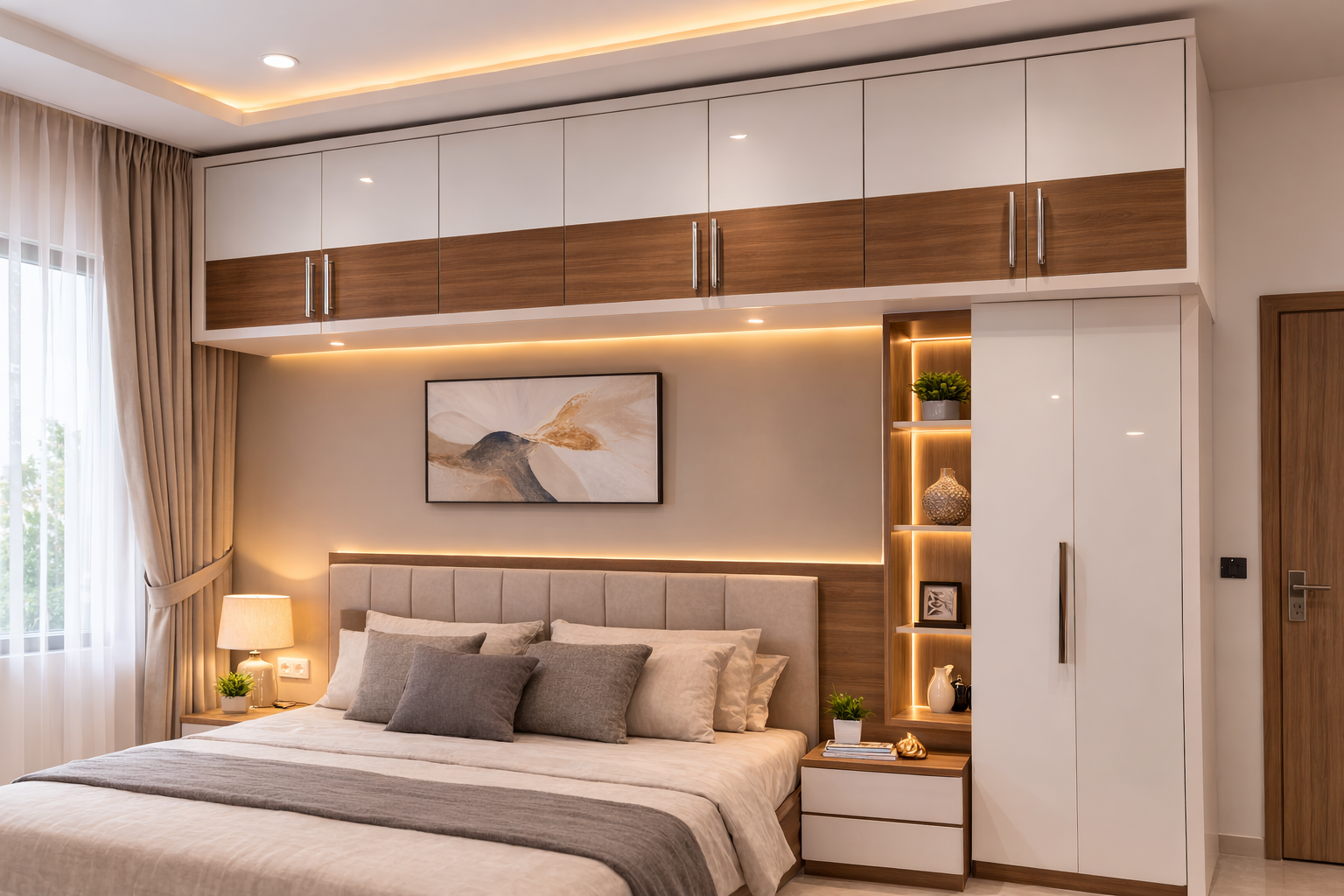 bedroom loft cabinet